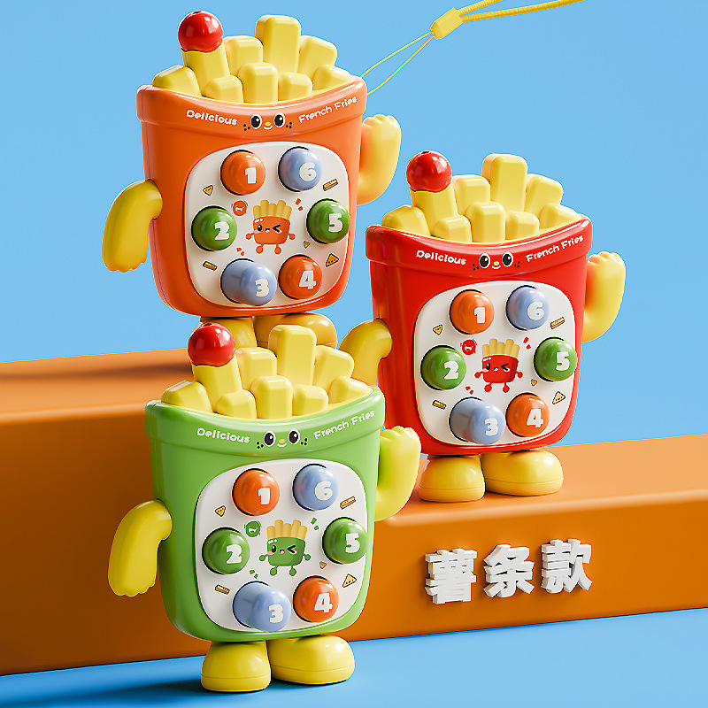 Toy anti-stress "Gopher", whistle for boys and girls, anti-stress, early education