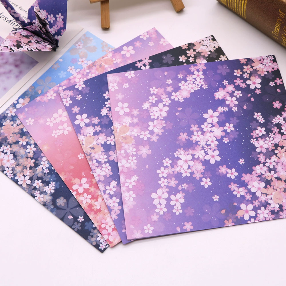Сакура оригами бумага ручной работы бумага цветная бумага квадратная бумага для ручного изготовления материала