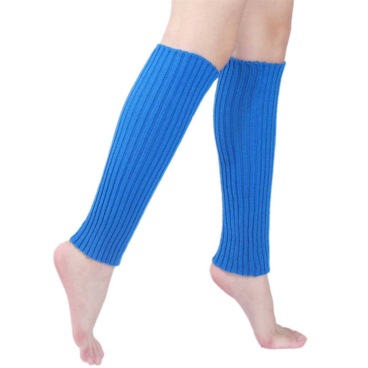 Women's Knitted Leg Warmers Versatile Multi-colour Winter Accessory_voghion.com
