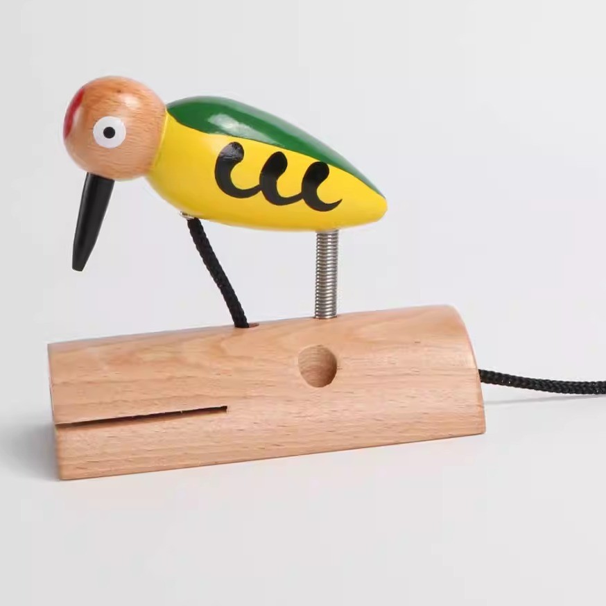 Dichi Small Castanets Wooden Educational Toy for Infants and Toddlers
