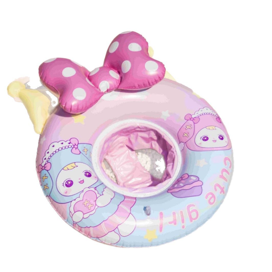 Anillo de natación para mujeres adultas niños engrosados Anti-Flip hombres y mujeres boya de vida principiante agua juguete inflable anillo flotante