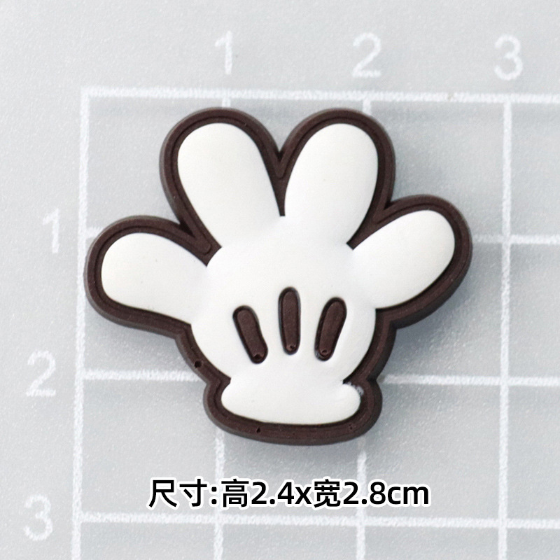 大小ミッキーミニーミッキーマウス DIY 漫画装飾アクセサリー携帯電話ケースパッチ下駄スリッパバックルステッカー|undefined