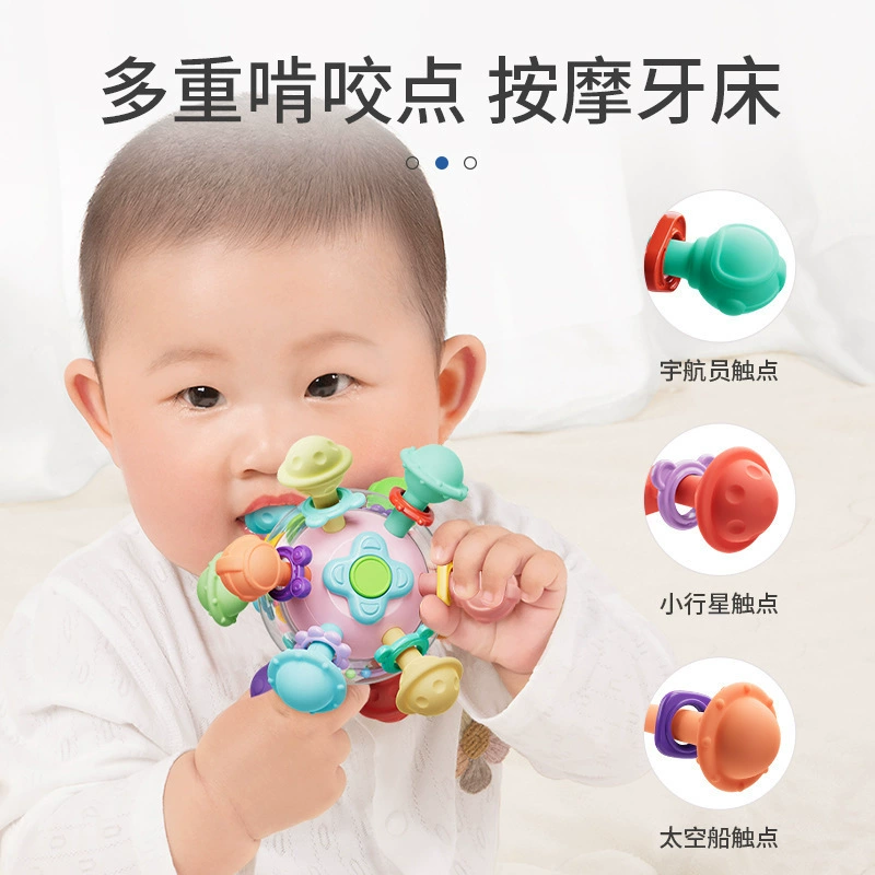 Grabber, children's teether, toy, 0-6 month, 4 month