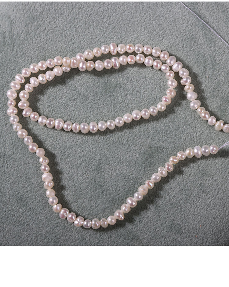 Fashion Solid Color Natural Freshwater Pearl Beaded Necklace 1 Piece display picture 10