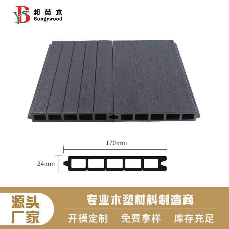 Source manufacturers imitation wood PE plastic wood column fence second generation co-extrusion anti-corrosion anti-insect ant privacy partition plastic wood fence