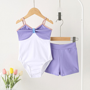 Children's dance clothes Chinese dance practice clothes girls ballet professional gymnastics clothes art exam summer sling body clothes