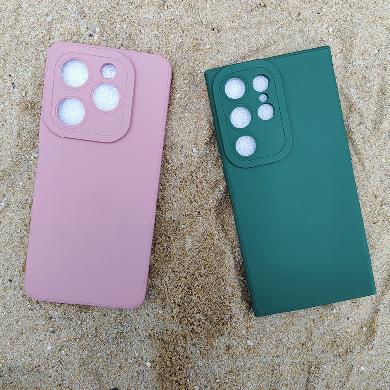 Suitable for VIVO Y400, straight edge matte solid color phone case with eye-catching eye hole design, anti-drop TPU material protective cover Suitable for VIVO Y400, straight edge matte solid color phone case with eye-catching eye hole design, anti-drop TPU material protective cover