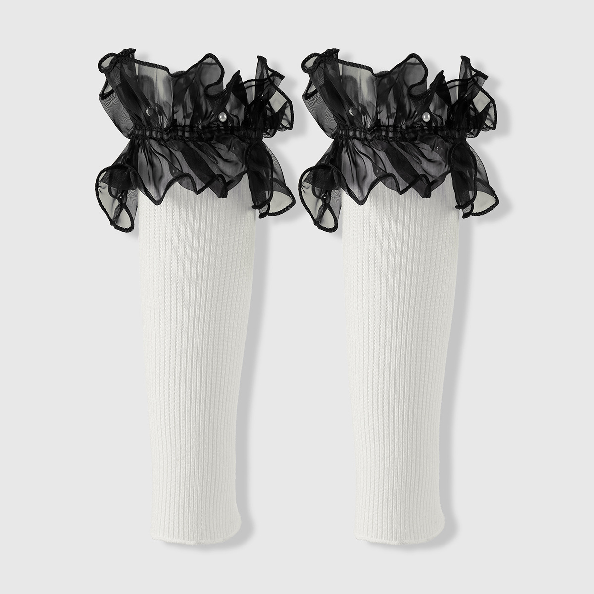 흑백 사이즈 1 양말 1켤레