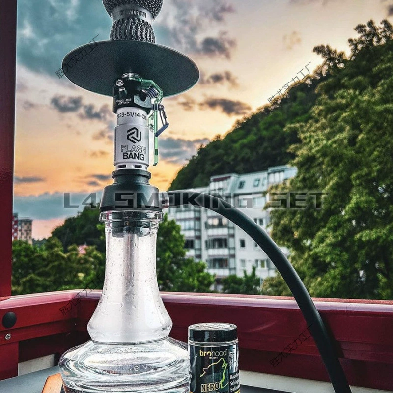 Арабская кальянная трубка из немецкой нержавеющей стали, белая, одинарная