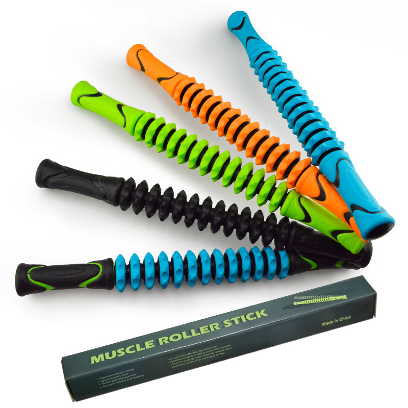 ヨガ筋膜棒フィットネスギアマッサージ棒リラックスツボ多機能筋肉マッサージ棒