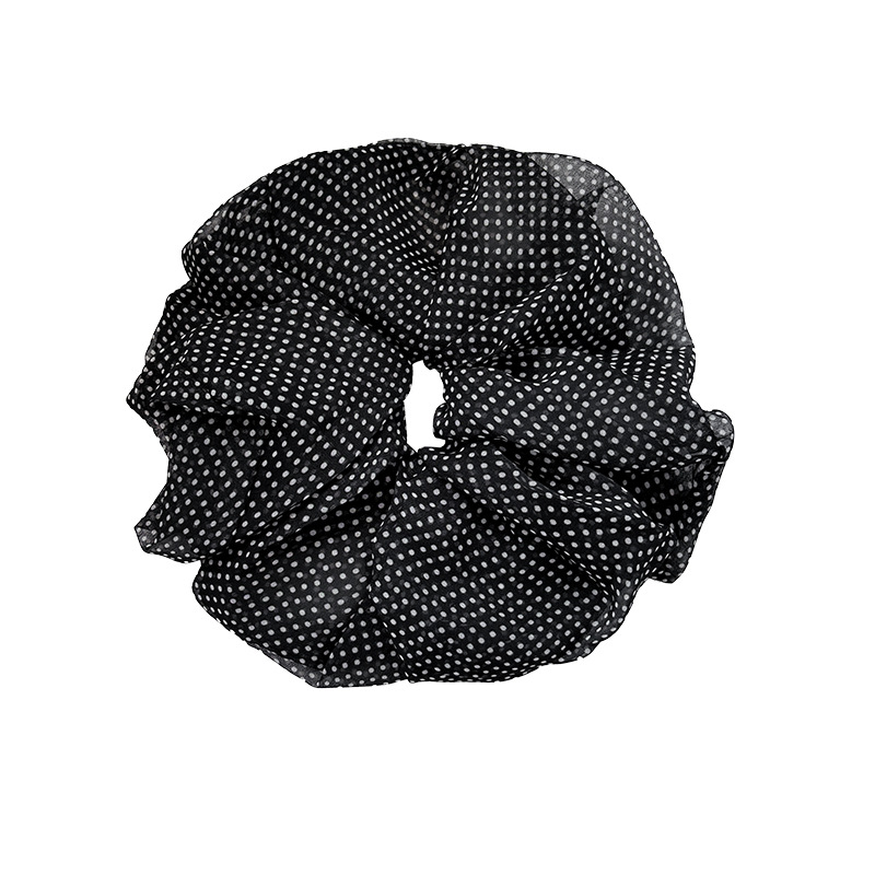 Retro estilo francés punto de onda anillo de cabello intestino grueso mujer alta elástica correa de cabello corda de cabello temperamento corda de cabello duradera adornamiento de cabello