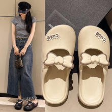 包头拖鞋女蝴蝶结新款夏季外穿可爱网红时尚ins防滑软底EVA凉拖鞋