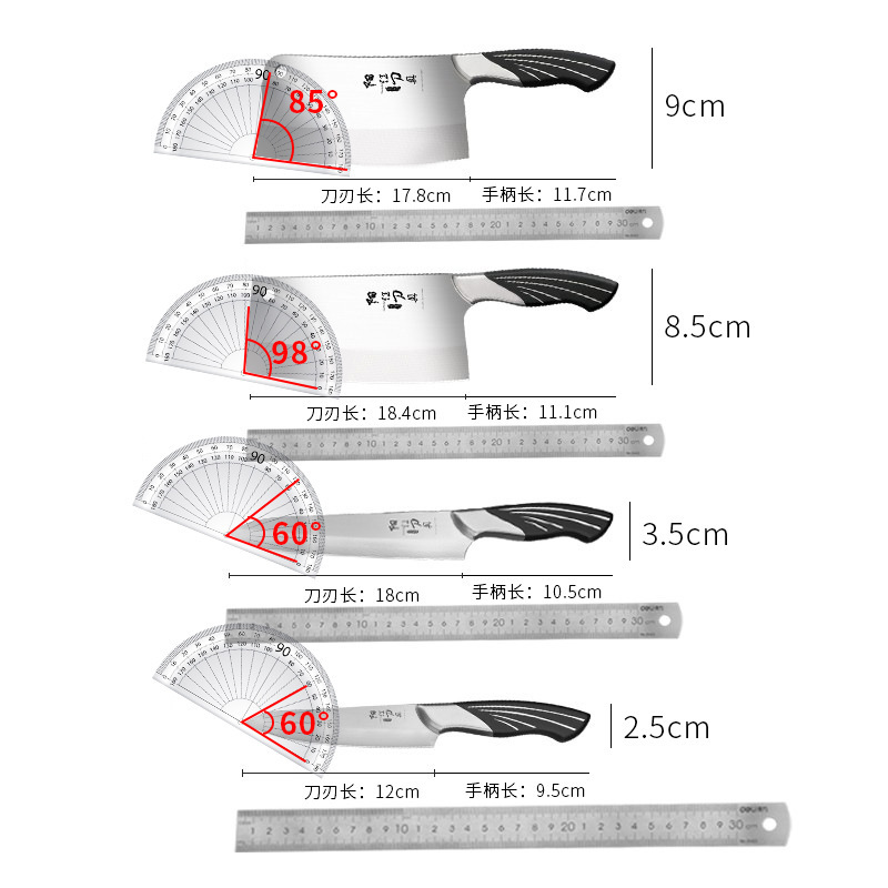 Kit de cuchillos Yangjiang cuchillos de cocina domésticos transfronterizos cuchillo de corte tabla de corte cocinero conjunto completo de utensilios de cocina