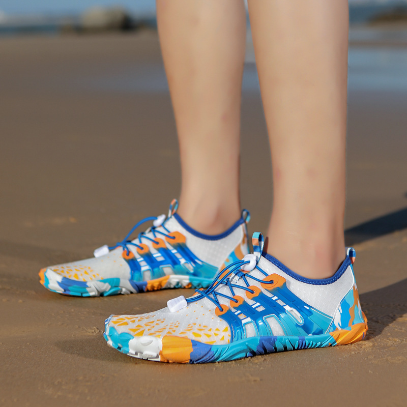 Transfronteriza ligera transpirable antideslizante anti-corte rápido secado retroceso zapatos de agua al aire libre rafting zapatos de playa hombre comercio exterior mujer