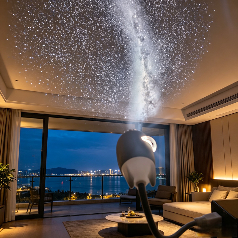 新款车载usb星空投影灯银河满天星 汽车装饰车内顶棚氛围灯小夜灯