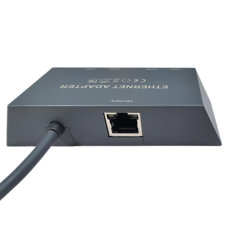 跨境新品V3V4以太网千兆四网口适配器RJ45/MINI Ethernet Adapter|undefined