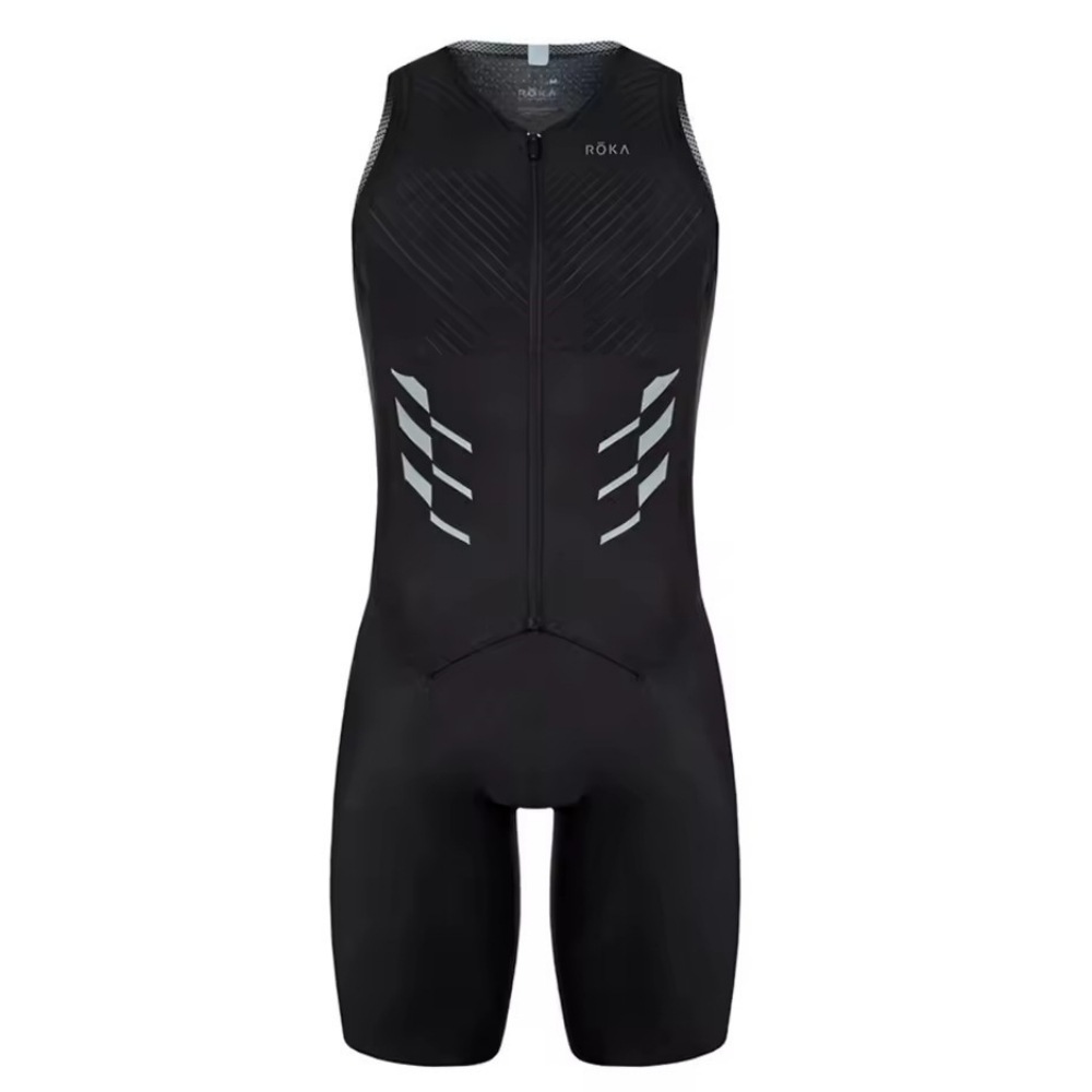 2025 New Men's Triathlon Sleeveless jumpsuit Mountain Bike Road Bike Breathable Quick-drying Suit