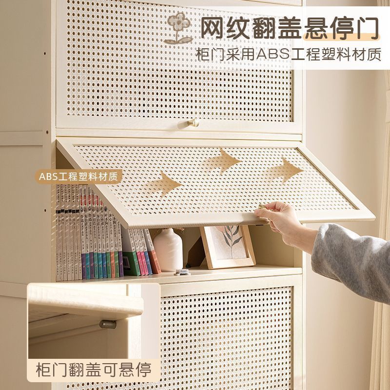 Gabinete de ventana flotante balcón armario de almacenamiento de madera maciza piso alféizar de la ventana del dormitorio almacenamiento de tatami integrado combinación multicapa gabinete bajo