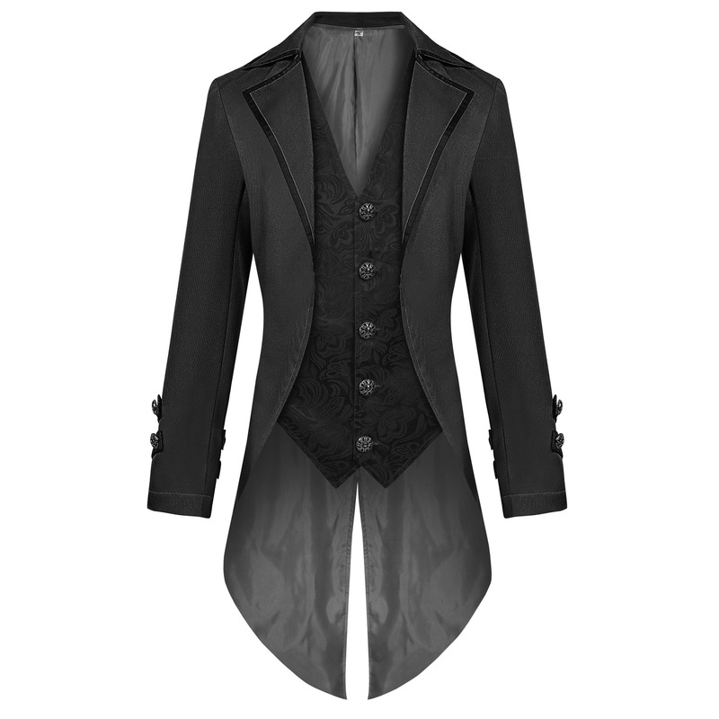 クロスボーダー新作紳士服ヨーロッパとアメリカの中世レトロ宮殿スタイルタキシードフェイクツーピースコートプロムドレス在庫あり|undefined