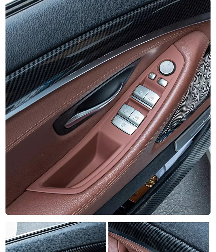 Applicable to BMW 5 Series F18 Door Inner Handle 520 523 528 525Li 530 Free Door Handle Protective Cover