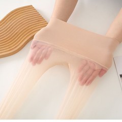 絲滑油亮 襠部360度無痕5D超薄性感全透明隱形蹦迪絲襪極光連褲襪