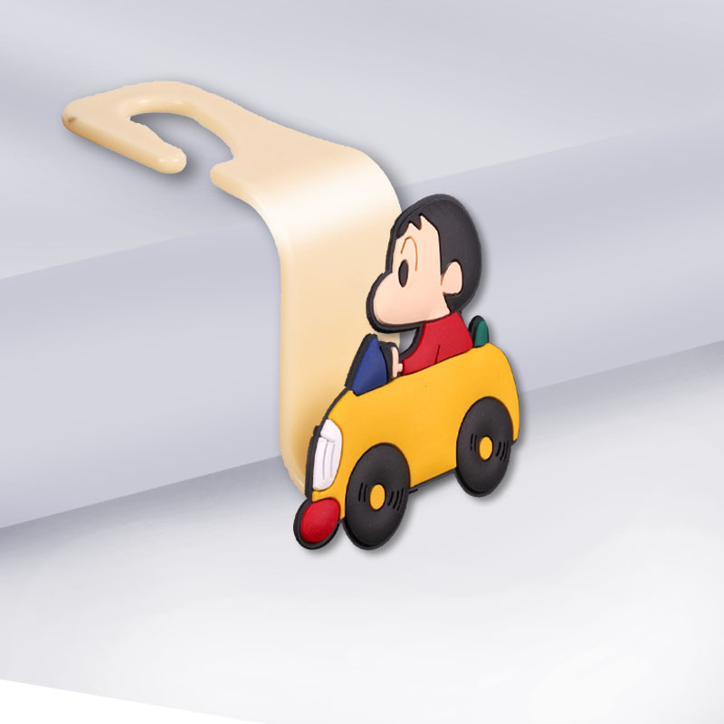 Meiyesi suministros de decoración de automóviles silla trasera gancho de coche celebridad de Internet hermoso gancho de dibujos animados suministros de la serie de almacenamiento
