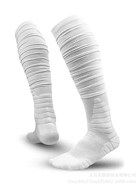 Cross-Border Hot American Professional Long Rugby Socks, Comfortable, Non-Slip, Wear-Resistant, Towel-Soled Sports Socks Manufacturer Wholesale