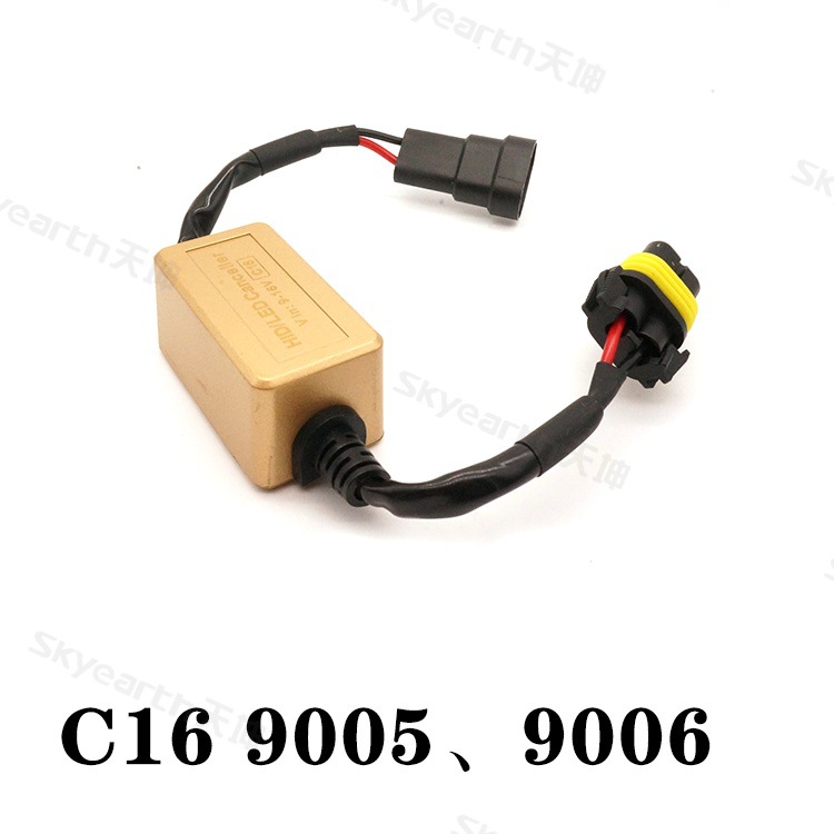 FUENTE Decodificador de faros de coche de fábrica LED C16 LED anti-ALARMA anti-flicker fallo Solver H7