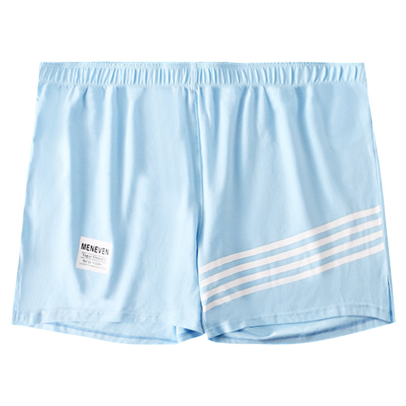 Ropa interior de los hombres de algodón de media cintura de algodón Boxer shorts cabeza más tamaño boxeadores jóvenes ropa interior de los hombres