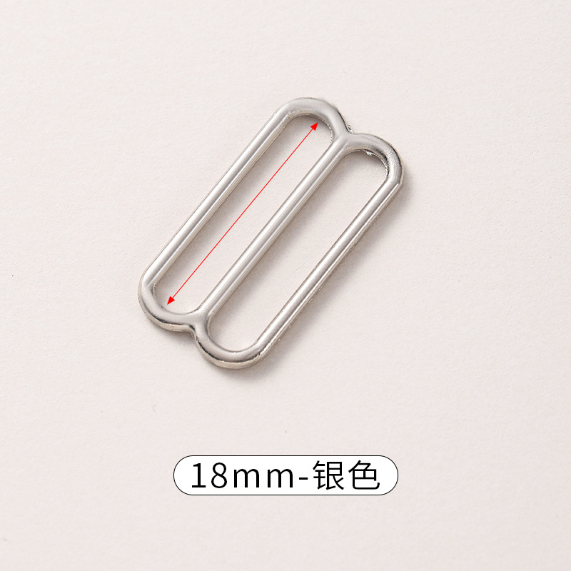 スポット金属合金ショルダーストラップ調整バックルブラジャーアクセサリーラウンド8と9の文字下着バックルサスペンダー調整バックル