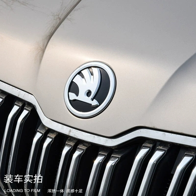 and rear logo 80MM black middle — Car logo