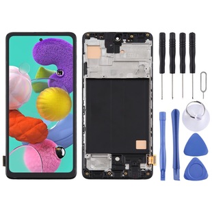 For Samsung for Galaxy A51 4G TFT LCD touch assembly touch screen with frame