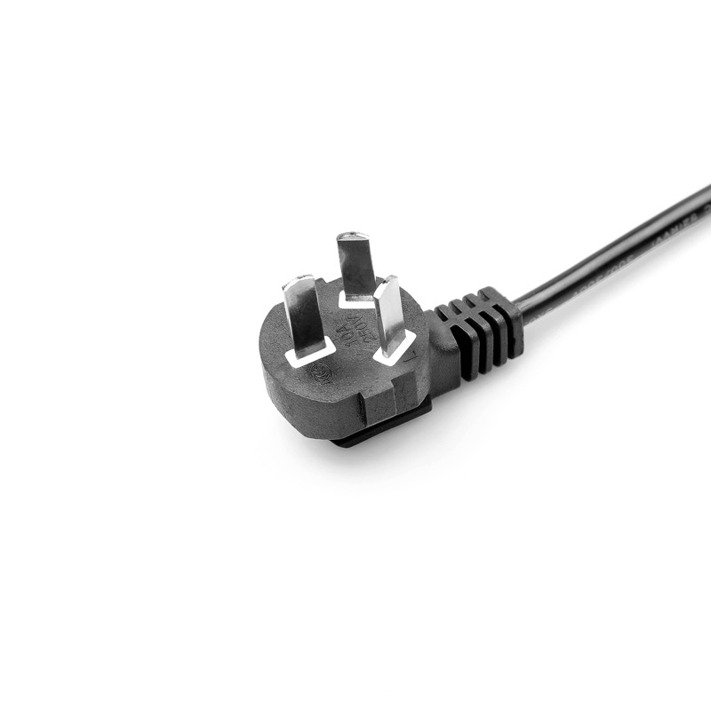 1.2-meter small standard three-hole plum blossom tail power cord for 3-core laptop adapter warm baby charging cable