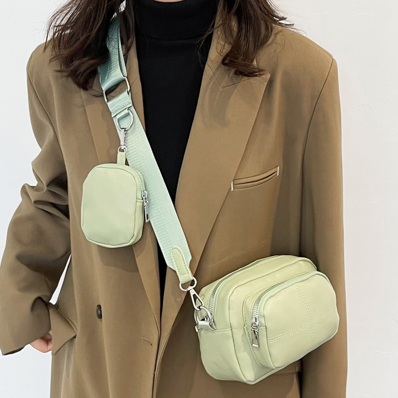 Nowa, mała, popularna torba listonoszka Baigou Box Nylon na jedno ramię dla kobiet_voghion.com