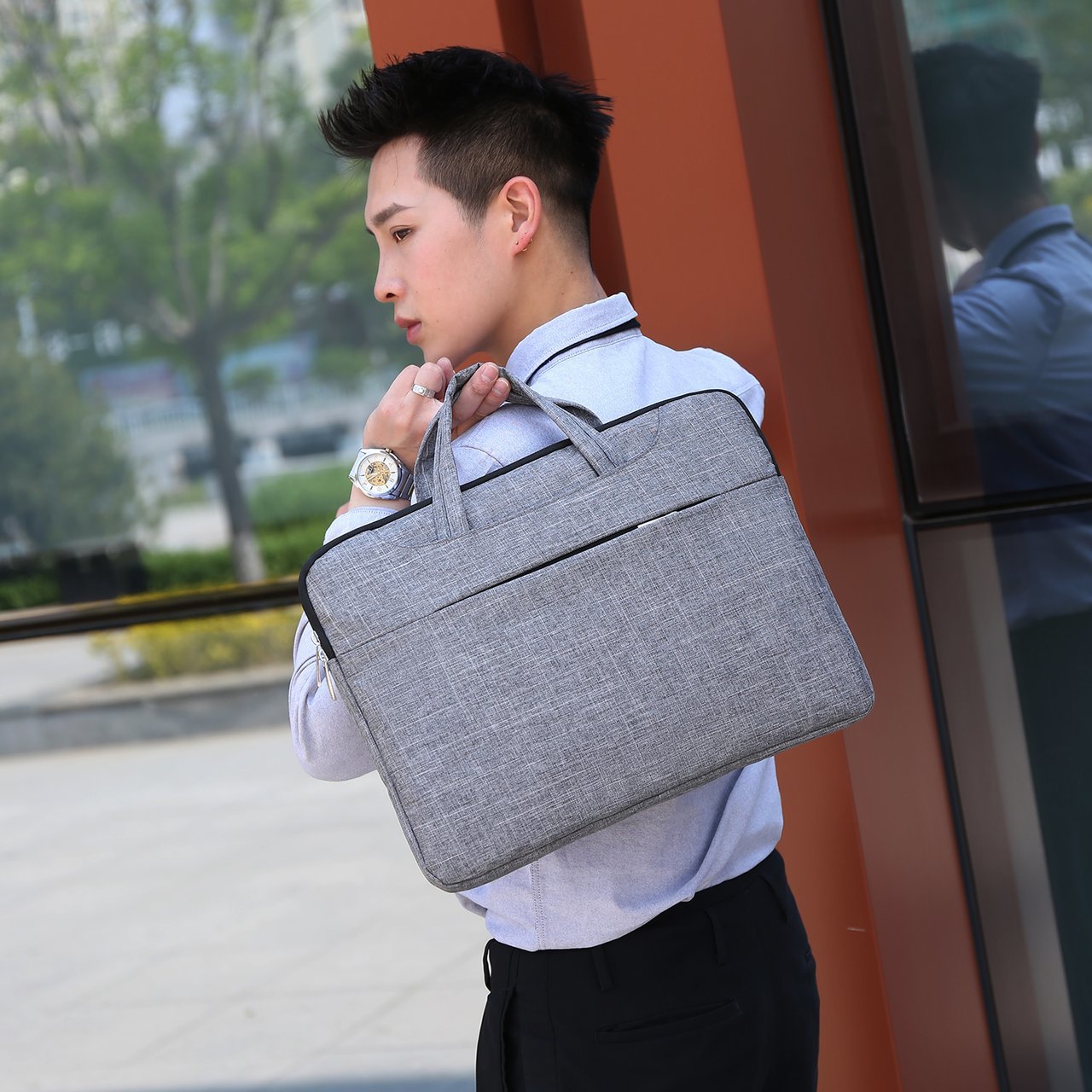 solid color handheld laptop