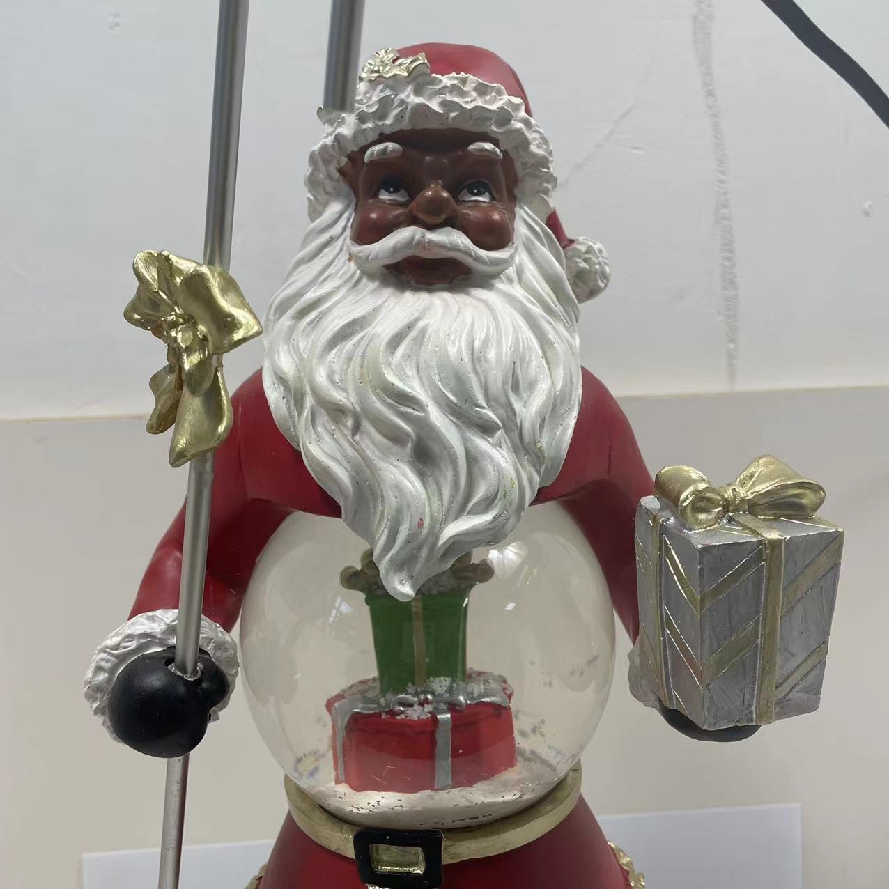 Dibujo y producción de la muestra Santa waterpolo regalo Navidad decoración elegir Función de música ligera