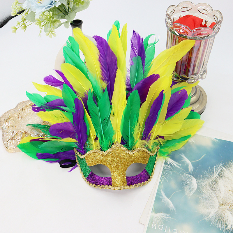 Carnaval transfronterizo máscaras de baile máscaras plumas de Pascua máscaras de mitad de cara máscaras de fiesta máscaras de ojos