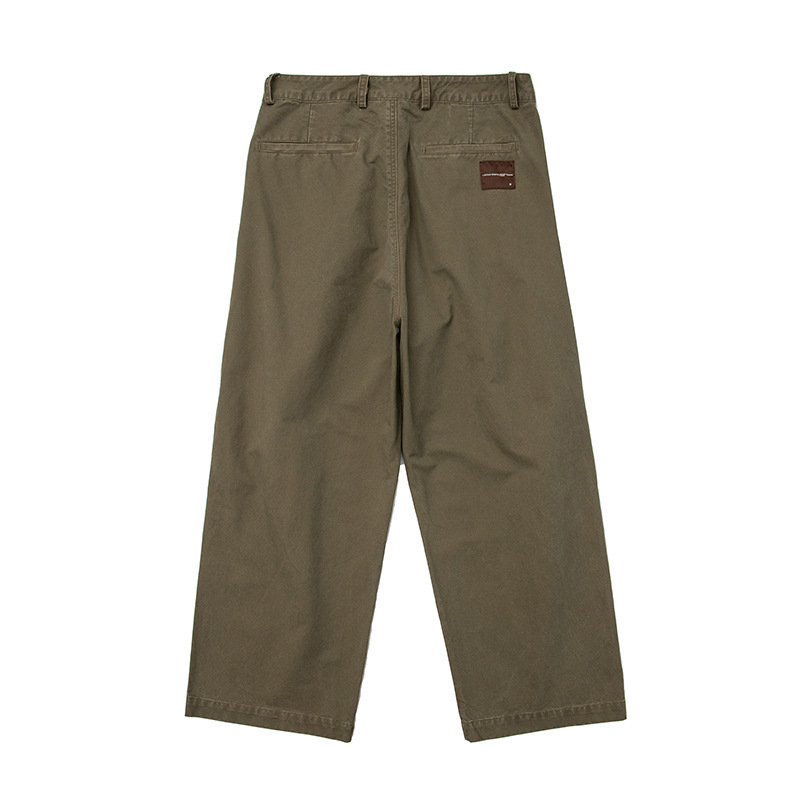 Autumn solid Japanese retro base trousers