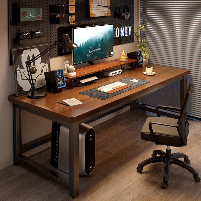 Computer Desk Desktop Bedroom Home Student Study Desk Simple Adult Desk Rectangular Table E-Sports Table