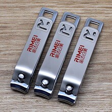 源头工厂批发包邮金达日美不锈钢指甲钳中号平口指甲剪刀美甲工具