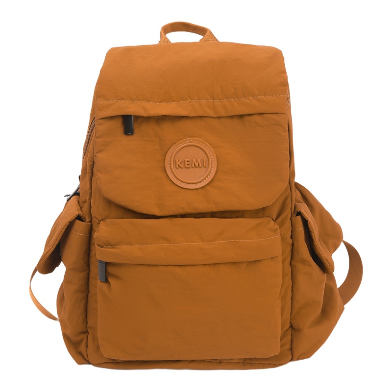 Casual, ligero y de gran capacidad, mochila para niños y niñas, mochila simple de color sólido para estudiantes de primaria, nueva mochila infantil transfronteriza