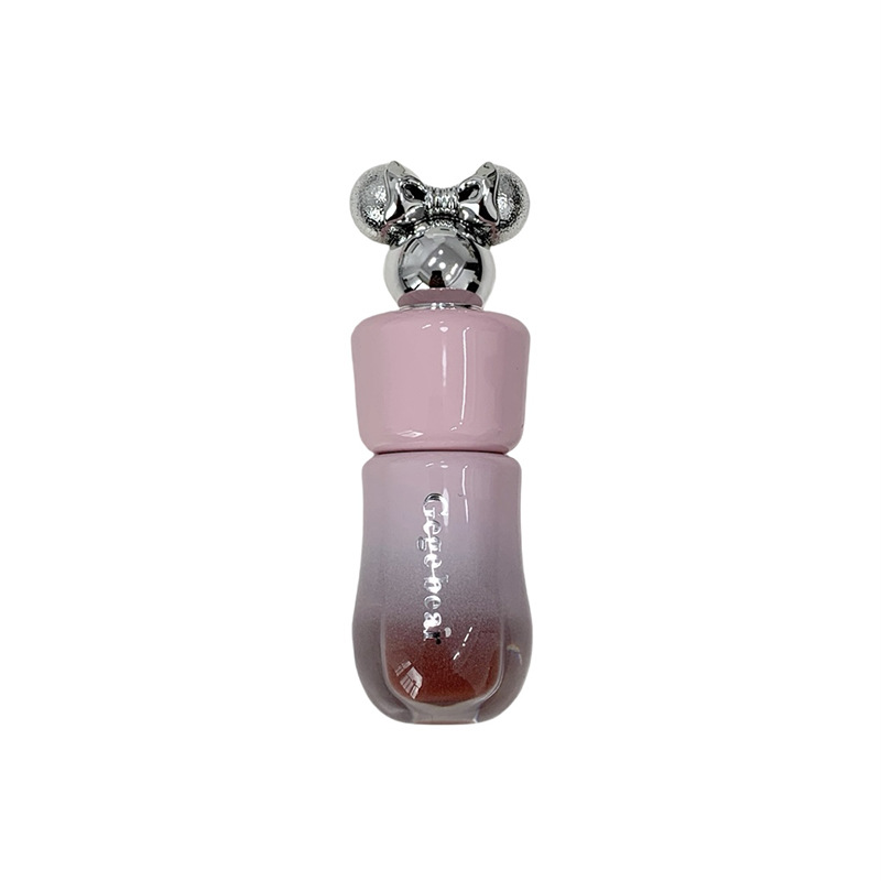 Gege Bear Velvet Mist Cream Lip Balm, brillo mate, color intenso, esmalte labial, lápiz labial blanco. image 6