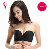 Xinke one piece pull bra half piece round Adam's hand gather underwear pull rope back bra