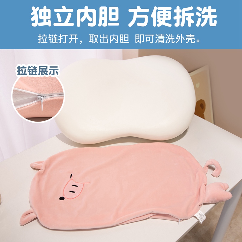 Almohada para Siesta con Espuma Viscoelástica de Rebote Lento para Dormitorio image 3