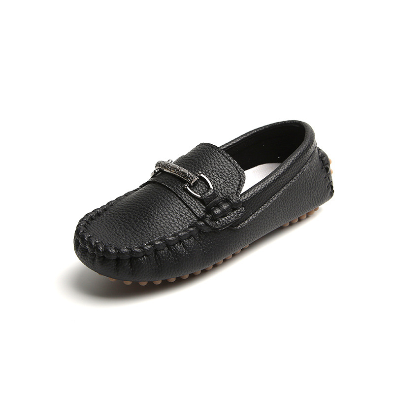 Korean version of one foot pedal Lefu casual bean shoes, new autumn 2022 boys and children's shoes_voghion.com