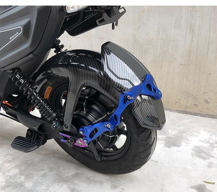 Suitable for No.9 Electric Vehicle Mechanic Mmax90/Mmax Second Generation 110P Rear Fender Splash Guard Rear Shield