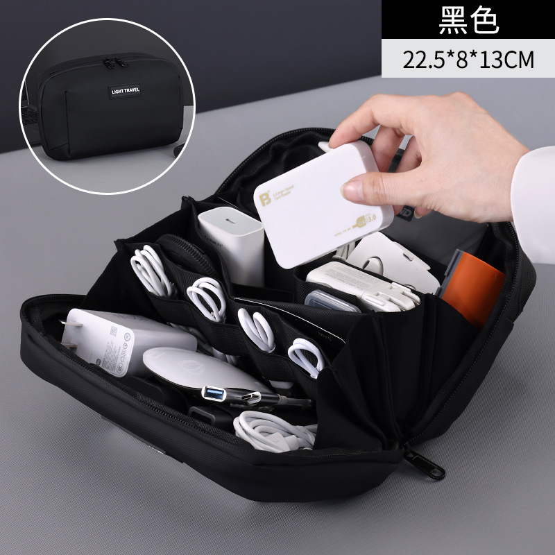 Nuevo producto transfronterizo Volcano Paquete de almacenamiento digital Cable de datos de viaje Banco de energía Equipo electrónico Paquete de protección de disco duro