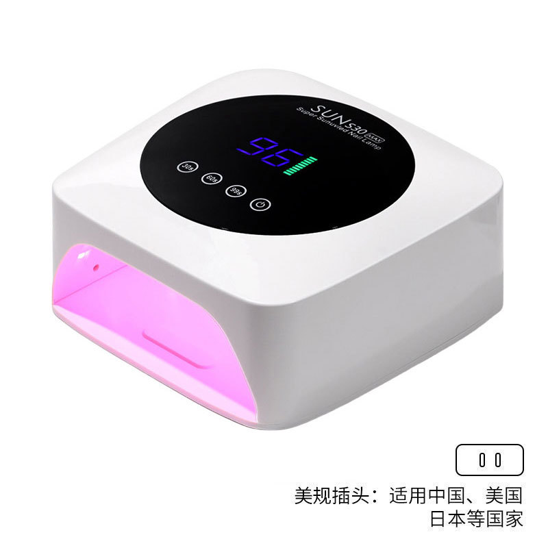 Lámpara de manicuras transfronteriza almacenamiento de energía luz de terapia de manicuras tienda de manicuras gel de manicuras horneador de uñas luz roja inteligente máquina de manicuras de inducción