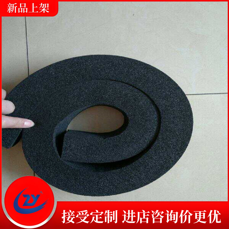 供应EPDM发泡材料开孔海棉 黑色epdm海绵片材 无卤阻 燃CR泡棉