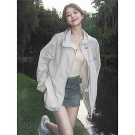 超好看防晒衣女2025新款夏季宽松百搭防紫外线薄款户外防晒服透气
